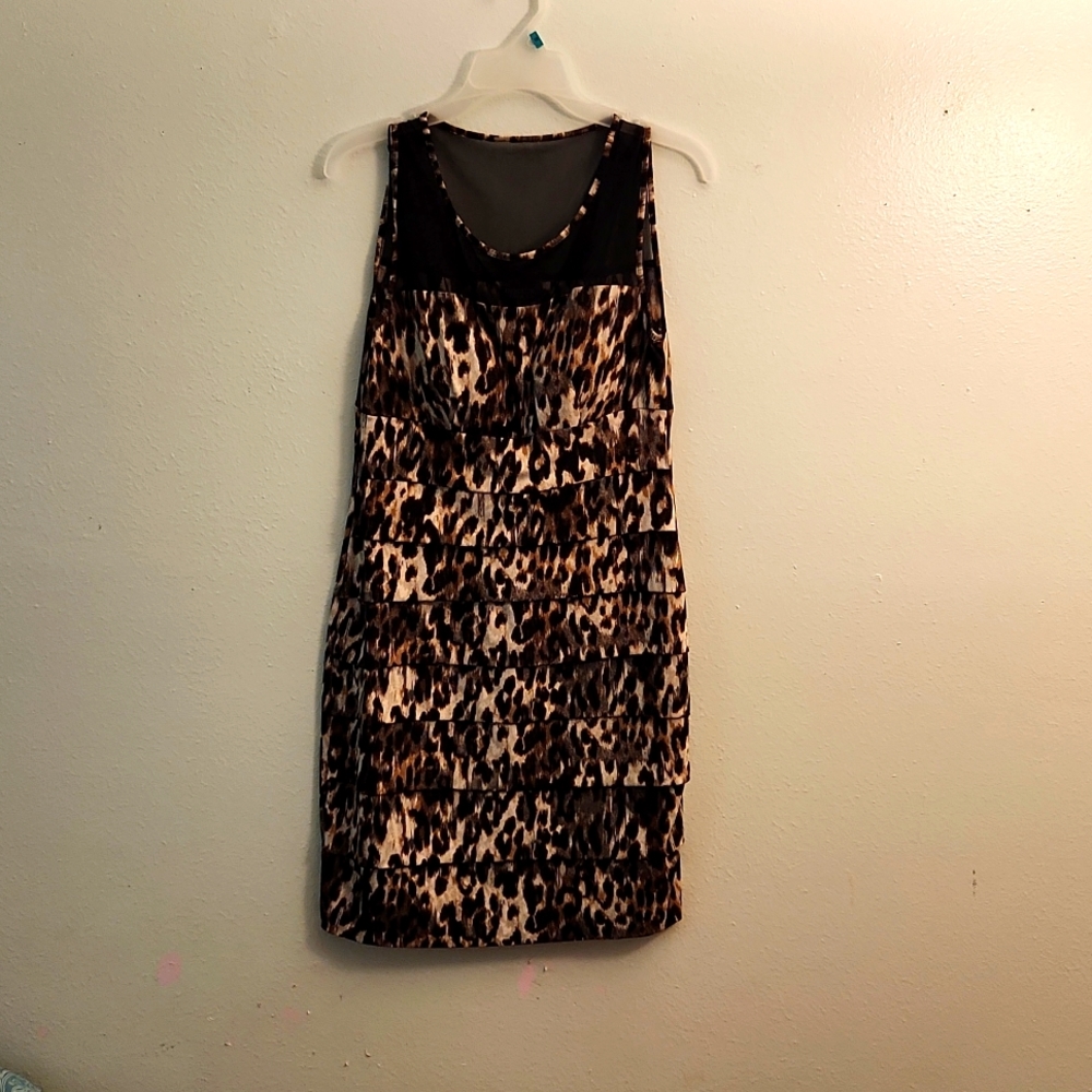 Leopard print dress